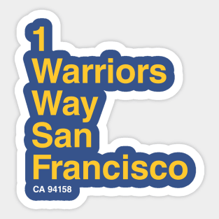 Golden State Warriors Basketball Arena Sticker